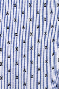 Armani Exchange Shirt Blue Patterned Armani Exchange