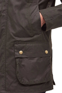 Barbour Ashby Wax Jacket Olive Barbour