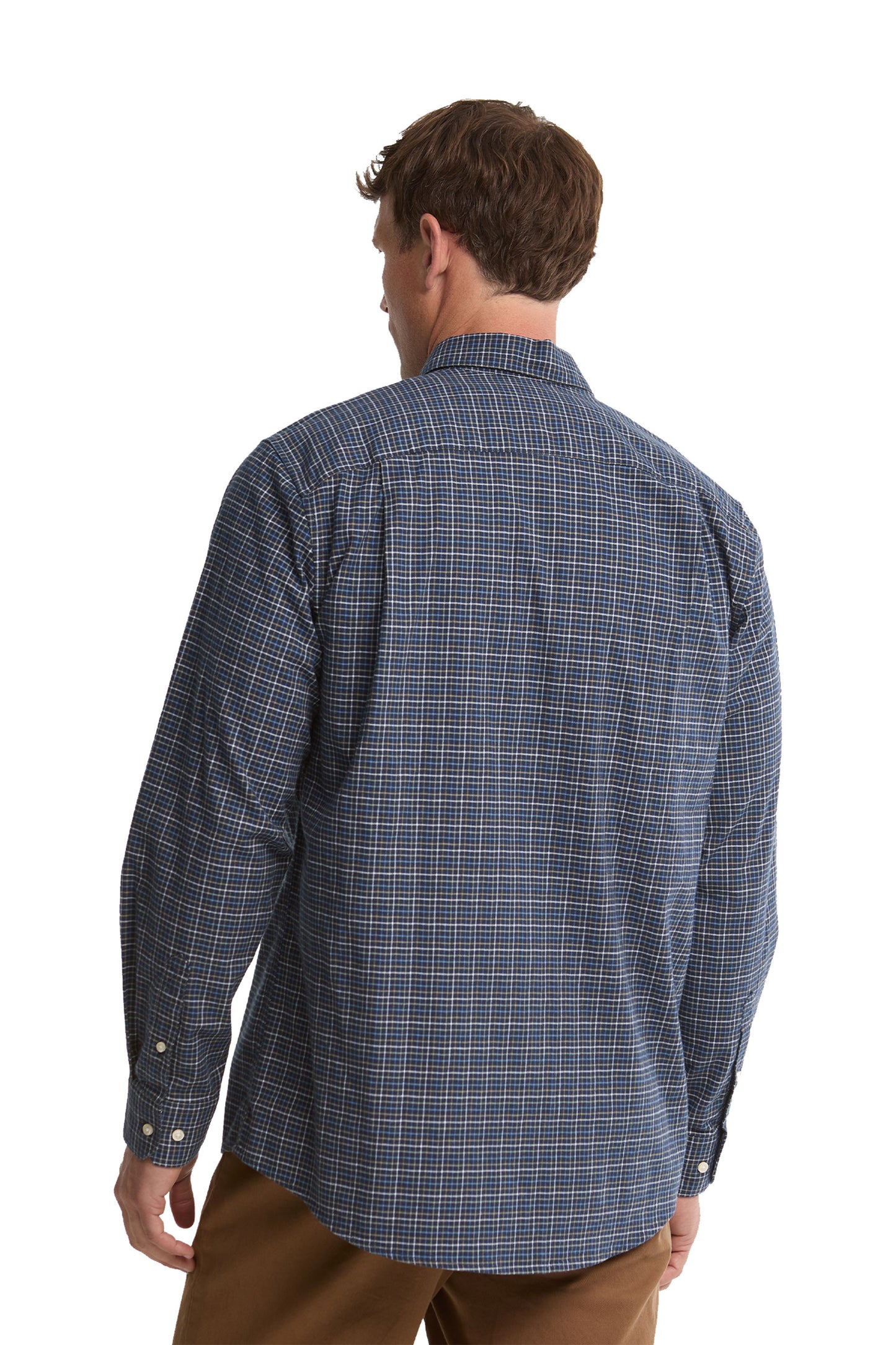 BARBOUR ALDERWOOD SHIRT NAVY Barbour Michael Stewart Menswear  Shirts