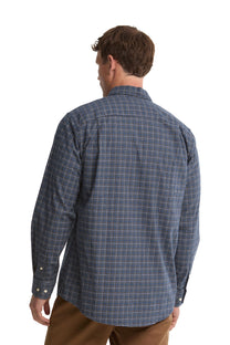 BARBOUR ALDERWOOD SHIRT NAVY Barbour Michael Stewart Menswear  Shirts