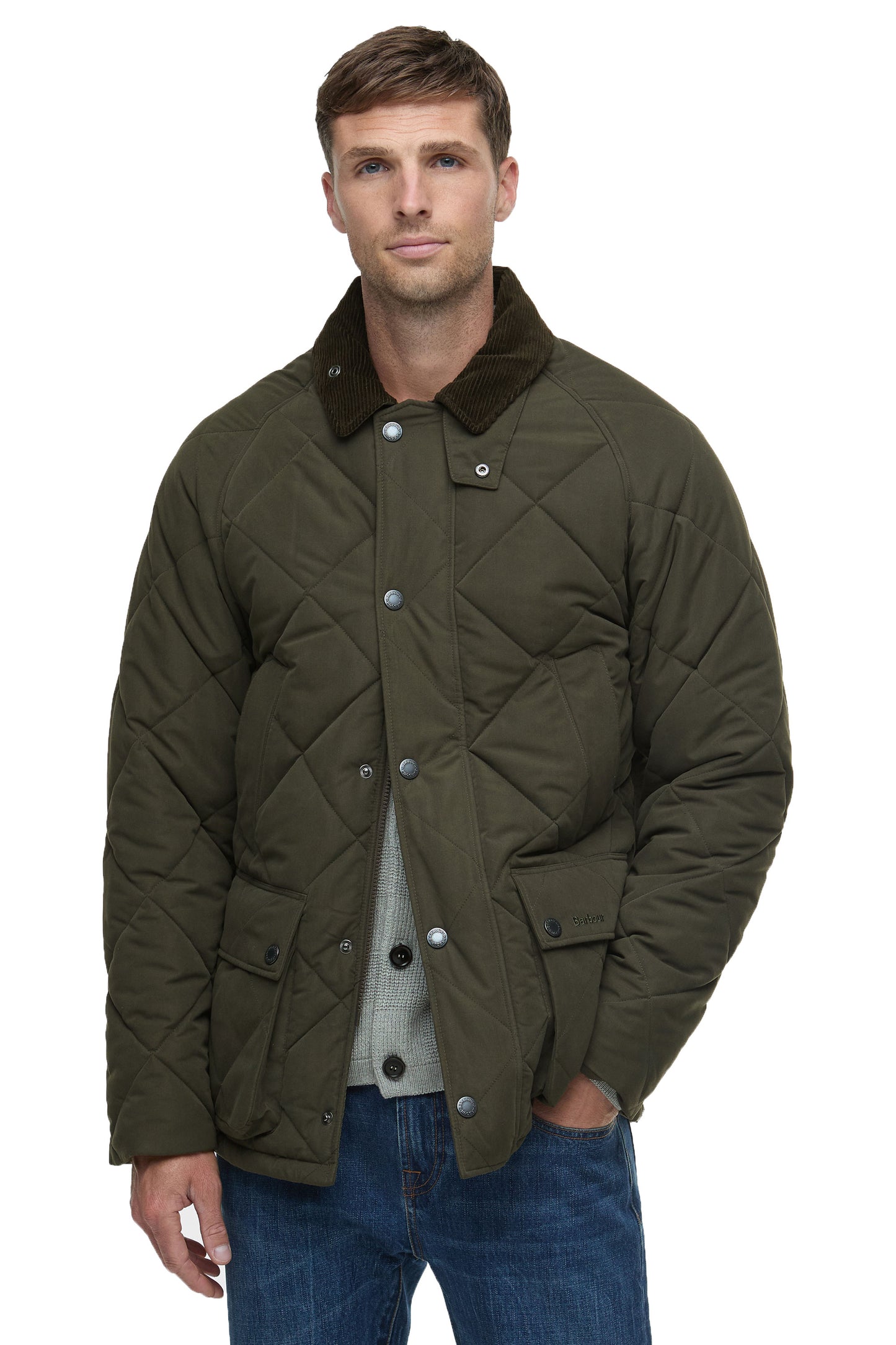 BARBOUR BEDALE QUILT JACKET OLIVE