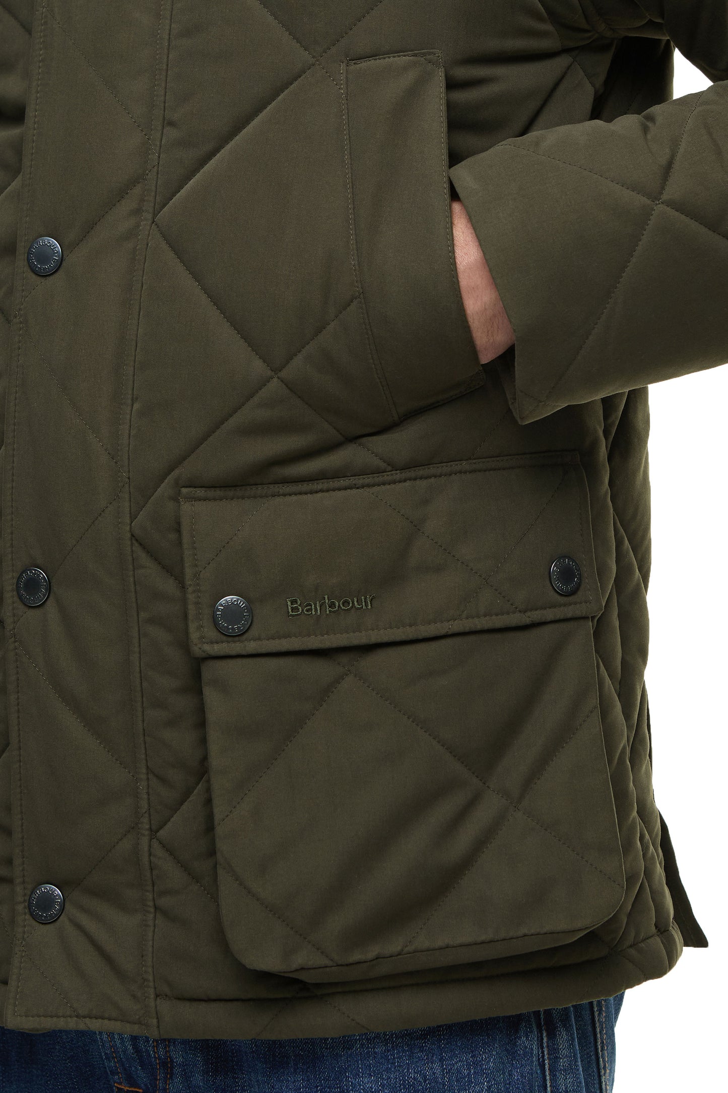 BARBOUR BEDALE QUILT JACKET OLIVE