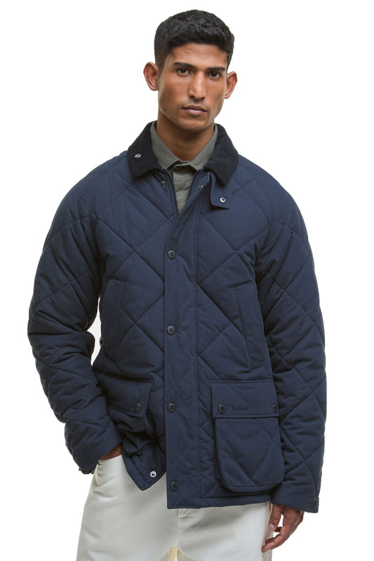 BARBOUR BEDALE QUILTED JACKET NAVY