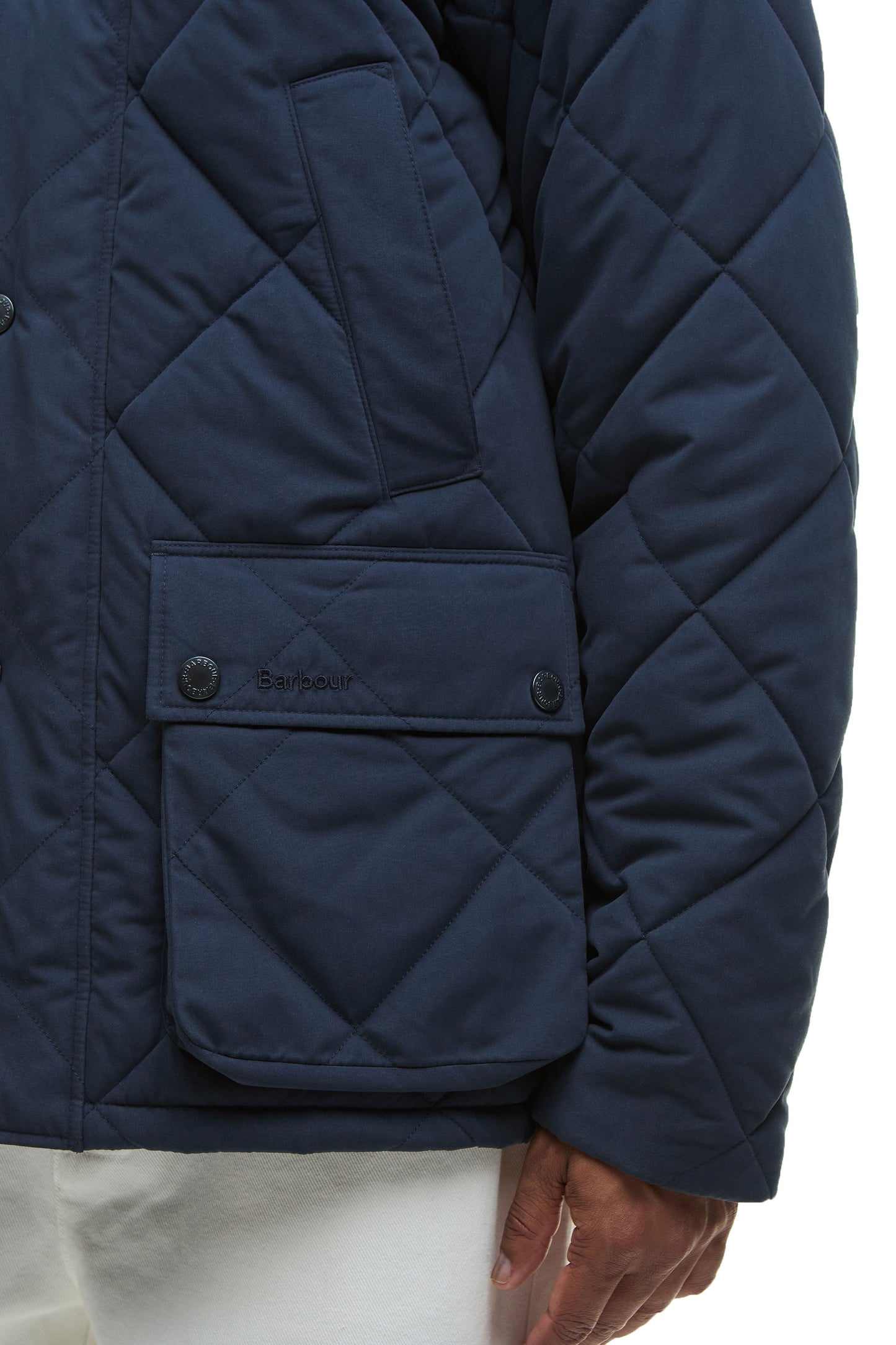 BARBOUR BEDALE QUILTED JACKET NAVY