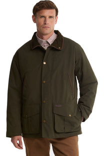 BARBOUR BROMFIELD JACKET DARK OLIVE Barbour Michael Stewart Menswear  Jackets