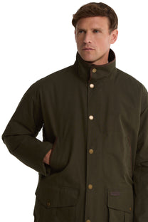 BARBOUR BROMFIELD JACKET DARK OLIVE Barbour Michael Stewart Menswear  Jackets