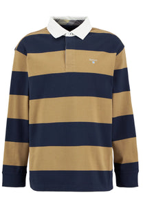 BARBOUR BROOME RUGBY SHIRT NAVY/TRENCH Barbour