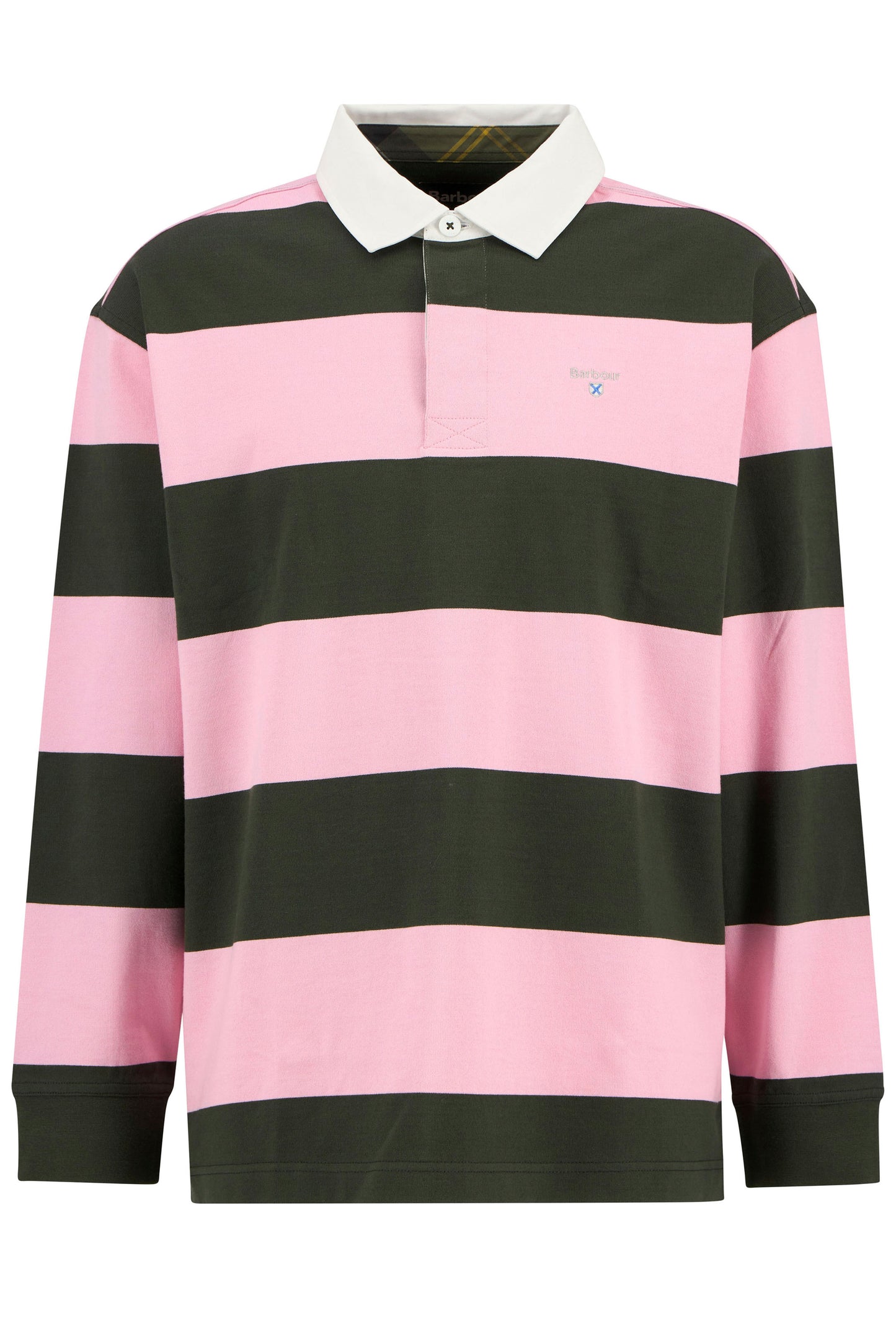 BARBOUR BROOME RUGBY SHIRT PINK