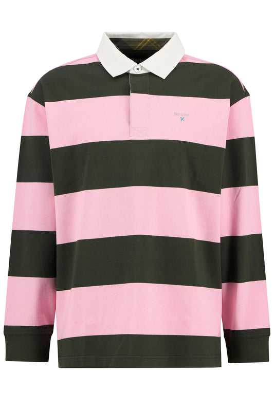 BARBOUR BROOME RUGBY SHIRT PINK
