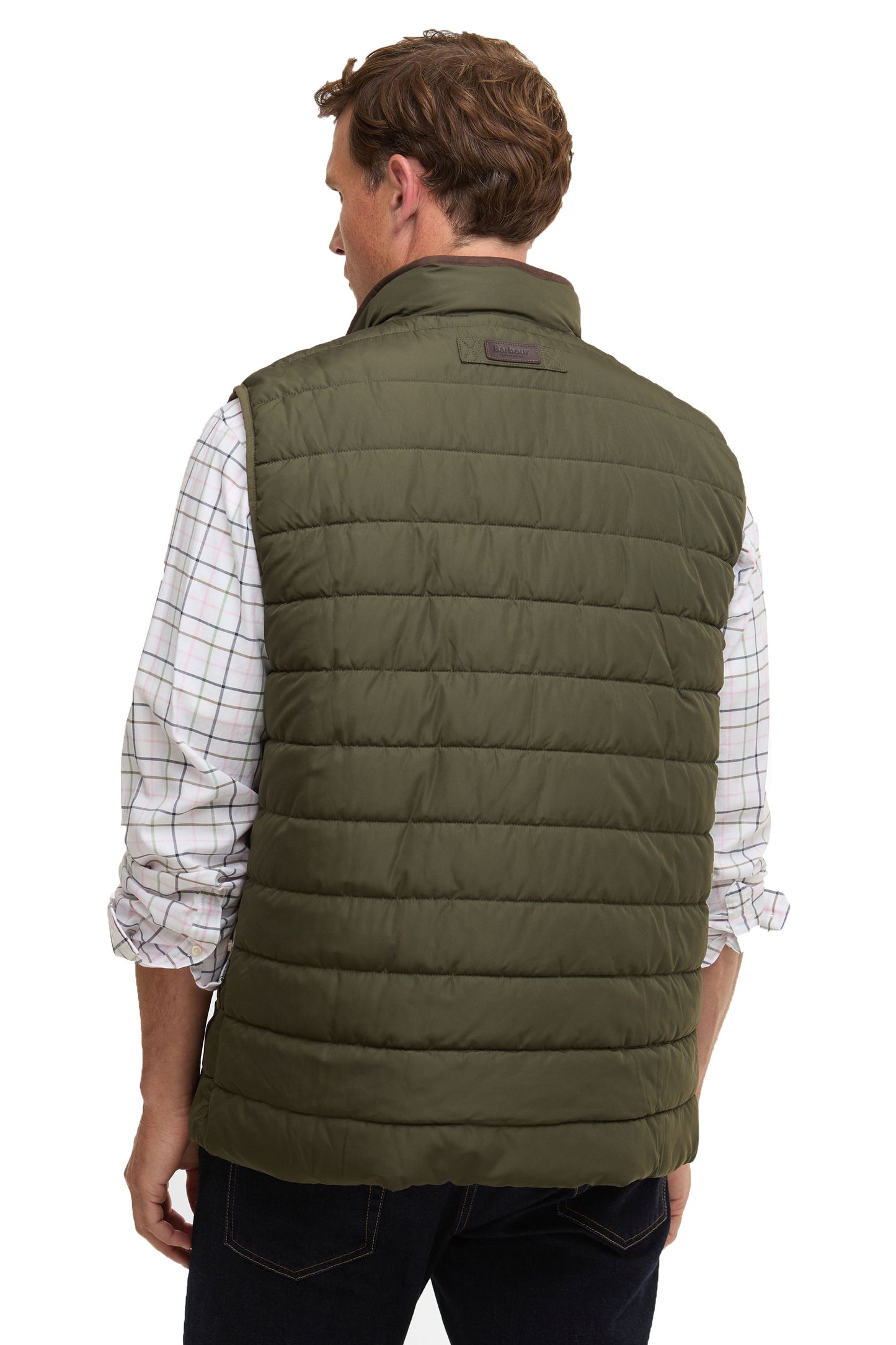 BARBOUR BROUGHTON GILET DEEP OLIVE