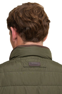BARBOUR BROUGHTON GILET DEEP OLIVE Barbour