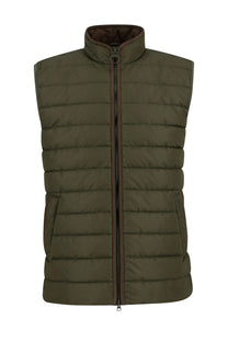 BARBOUR BROUGHTON GILET DEEP OLIVE Barbour