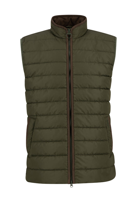 BARBOUR BROUGHTON GILET DEEP OLIVE