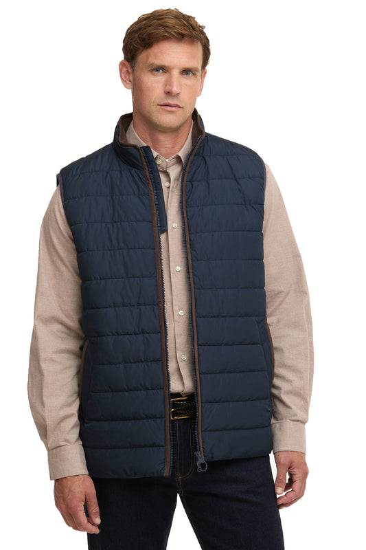 BARBOUR BROUGHTON GILET NAVY