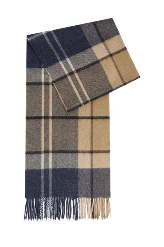BARBOUR CARRBRIDGE TARTAN SCARF BIRCHWOOD Barbour Michael Stewart Menswear  Scarves