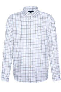 BARBOUR CASWELL TATTERSALL SHIRT PINE GREEN Barbour