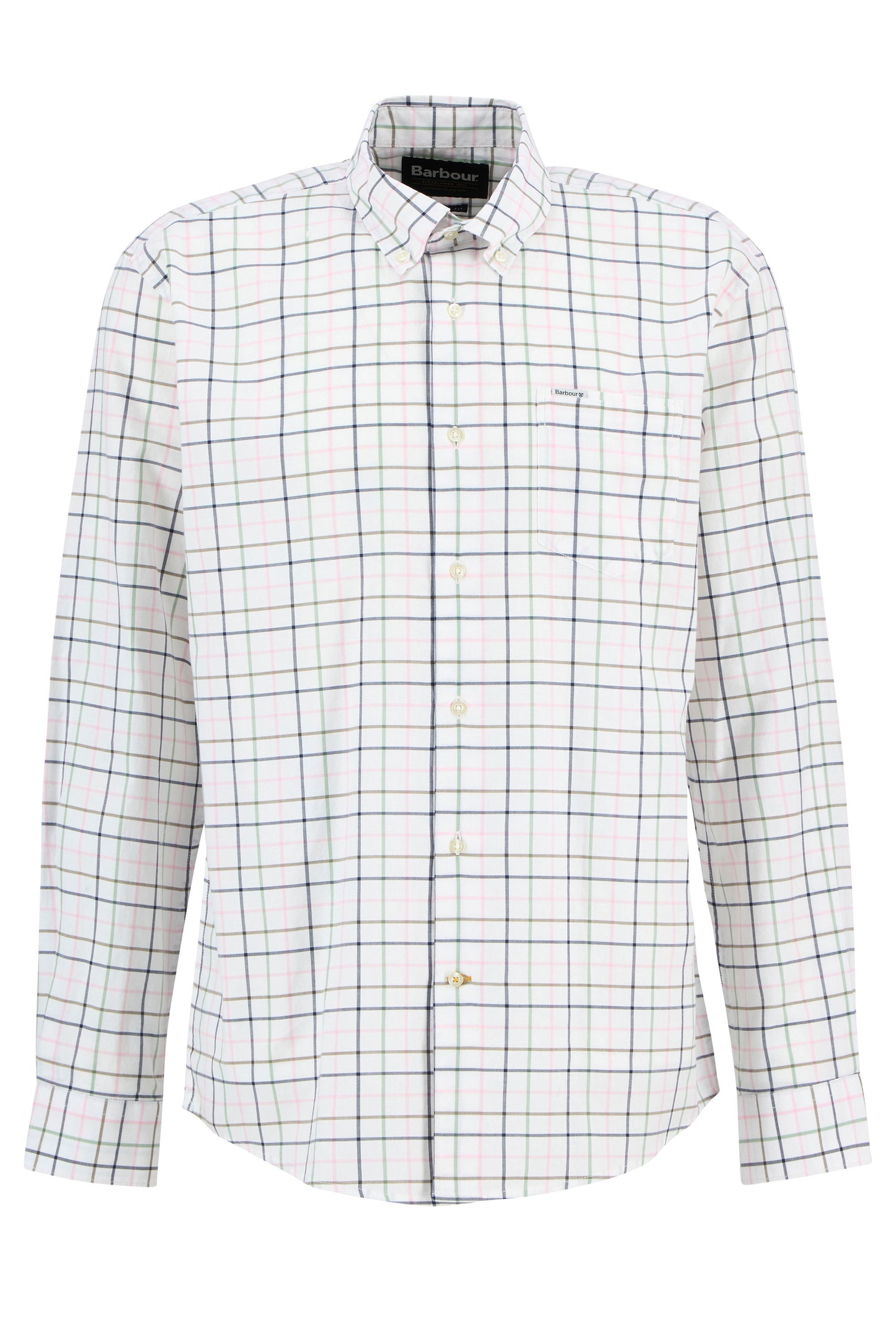 BARBOUR CASWELL TATTERSALL SHIRT PINK