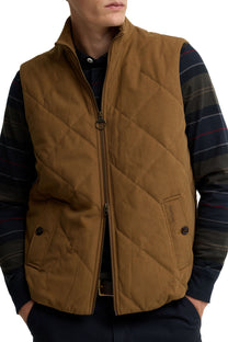 BARBOUR CORDEN GILET | DARK SAND