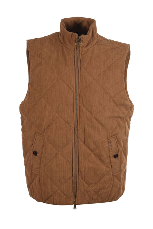 BARBOUR CORDEN GILET | DARK SAND