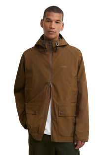 BARBOUR DOMUS WATERPROOF JACKET DARK SAND Barbour Michael Stewart Menswear  Jackets