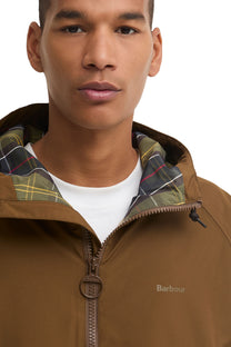 BARBOUR DOMUS WATERPROOF JACKET DARK SAND Barbour Michael Stewart Menswear  Jackets
