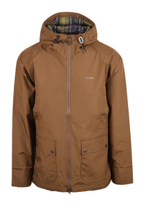 BARBOUR DOMUS WATERPROOF JACKET DARK SAND Barbour Michael Stewart Menswear  Jackets