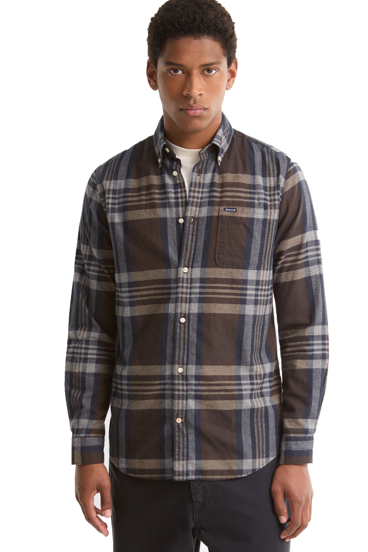 BARBOUR DOVEDALE SHIRT | DARK SAND