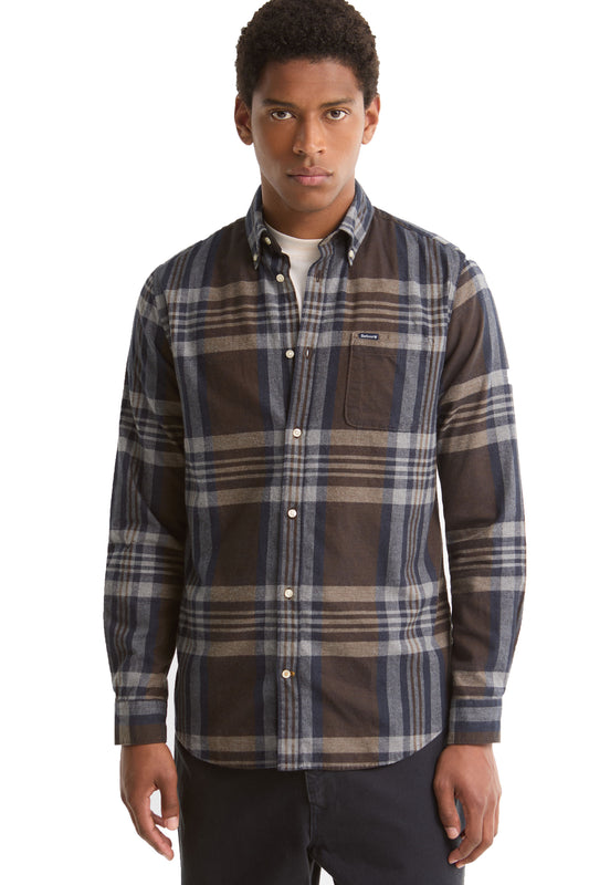 BARBOUR DOVEDALE SHIRT | DARK SAND