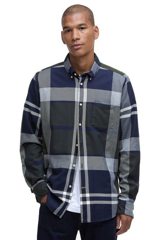 BARBOUR DUNOON SHIRT FERNWOOD TARTAN