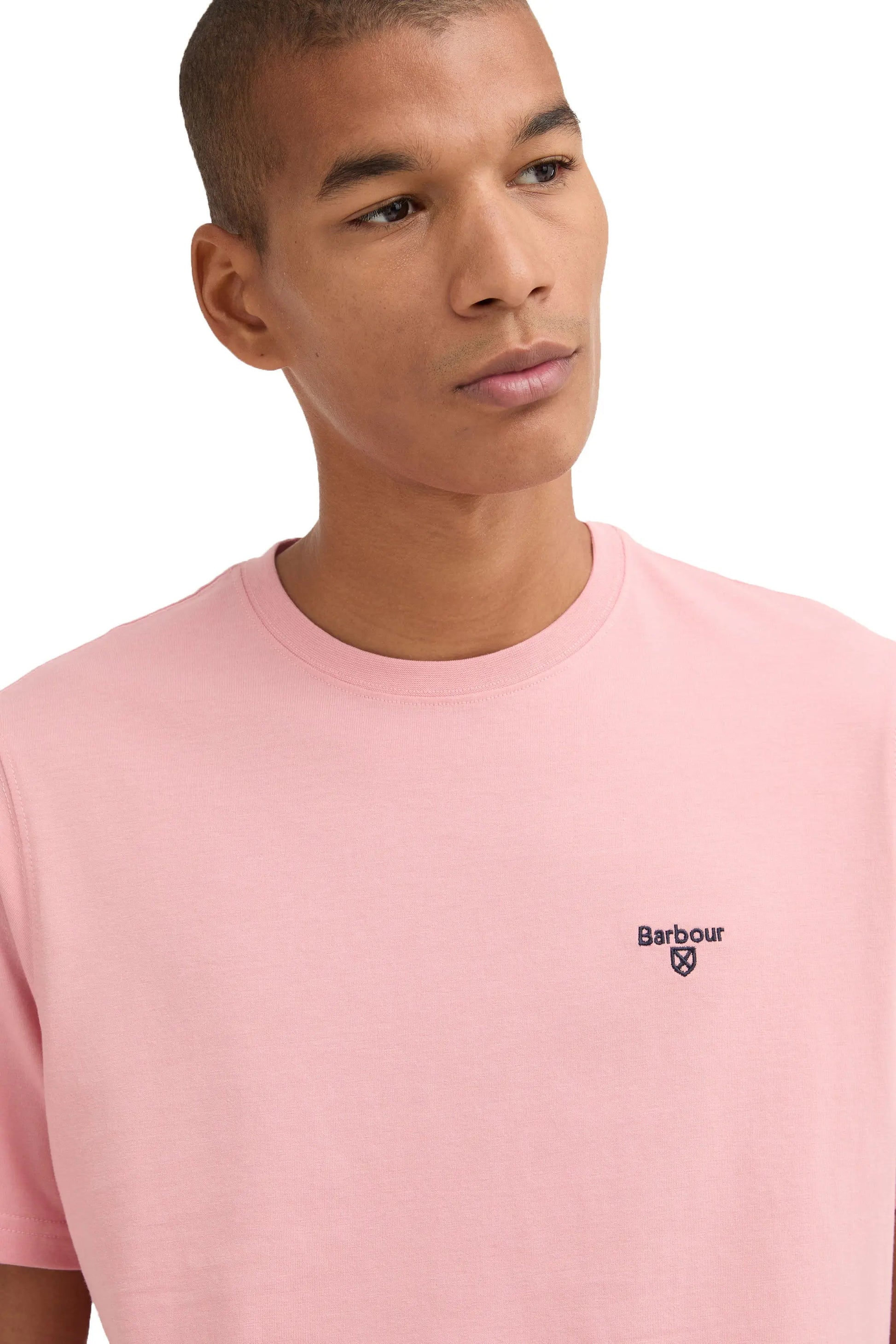 BARBOUR ESSENTIAL SPORTS T-SHIRT MINERAL PINK Barbour