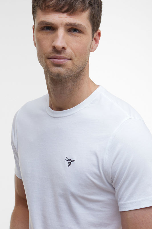 BARBOUR ESSENTIAL SPORTS T-SHIRT WHITE