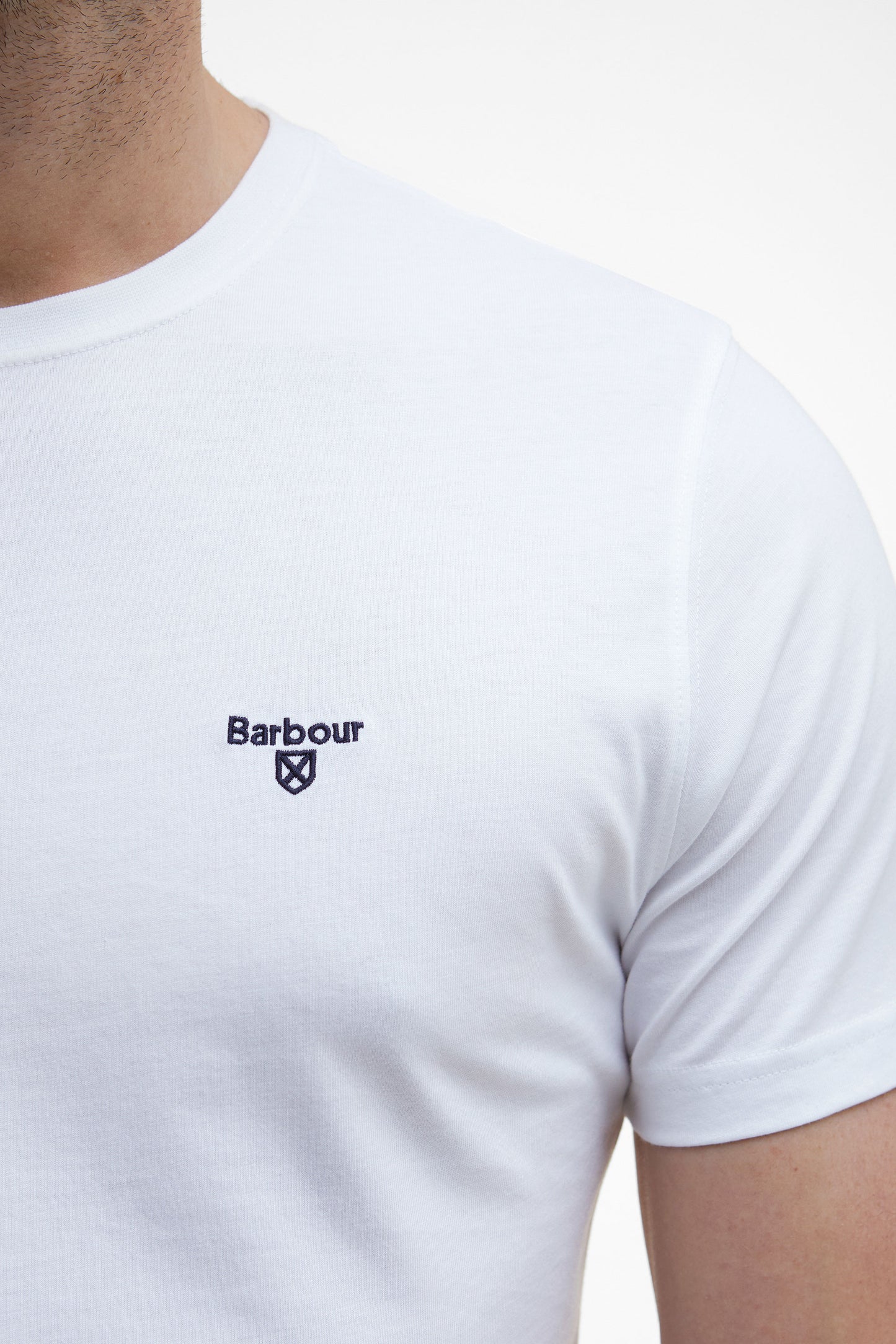 BARBOUR ESSENTIAL SPORTS T-SHIRT WHITE