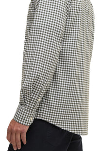 BARBOUR GINGHAM AUKSIDE SHIRT OLIVE Barbour