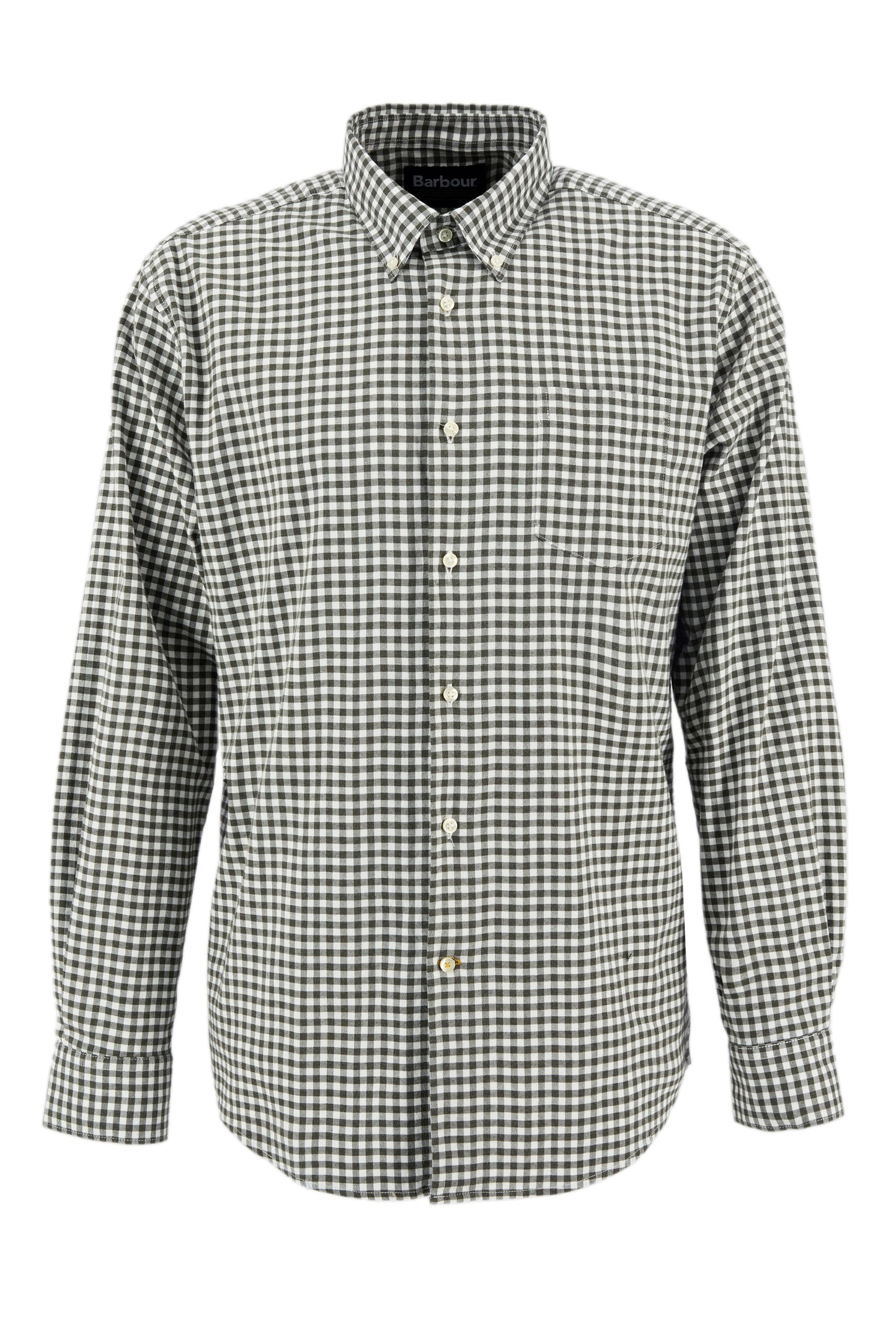 BARBOUR GINGHAM AUKSIDE SHIRT OLIVE