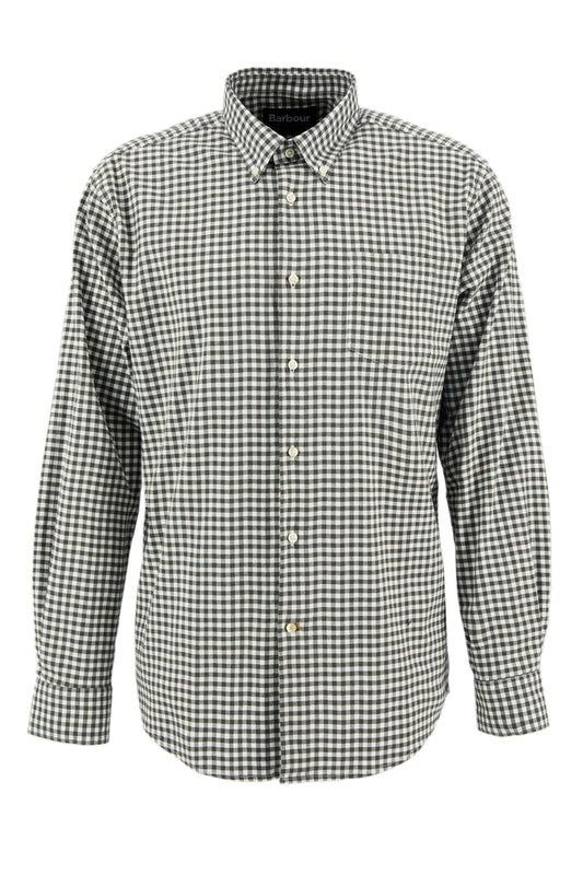 BARBOUR GINGHAM AUKSIDE SHIRT OLIVE