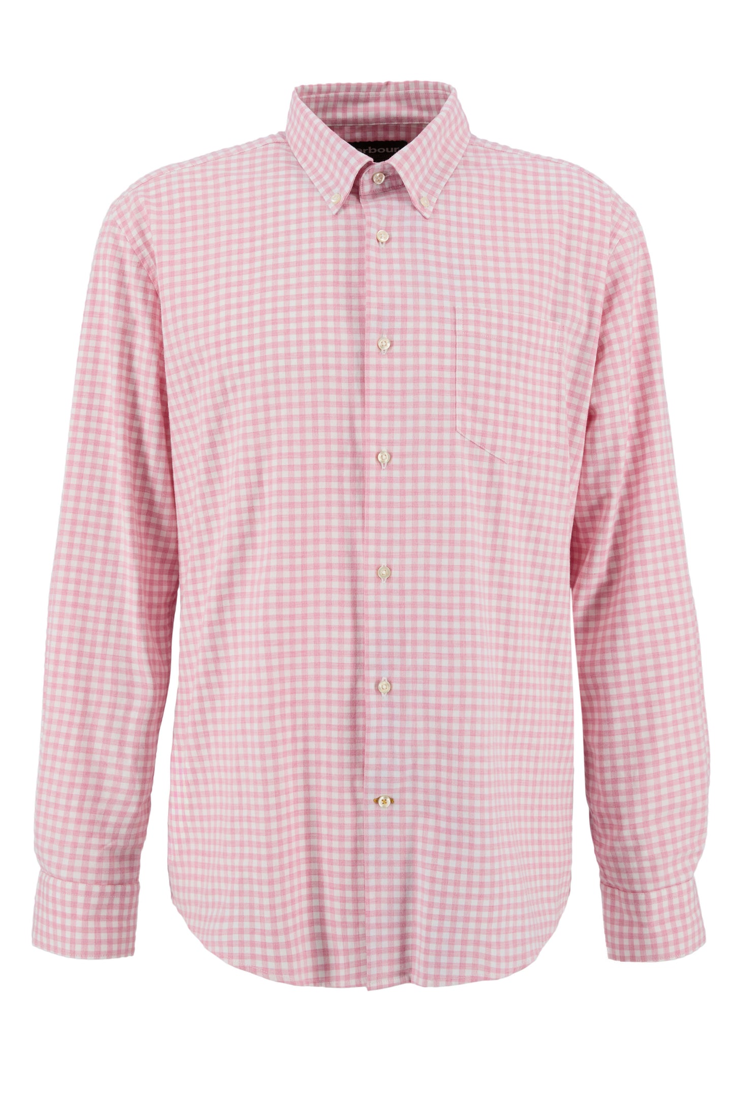 BARBOUR GINGHAM AUKSIDE SHIRT PINK
