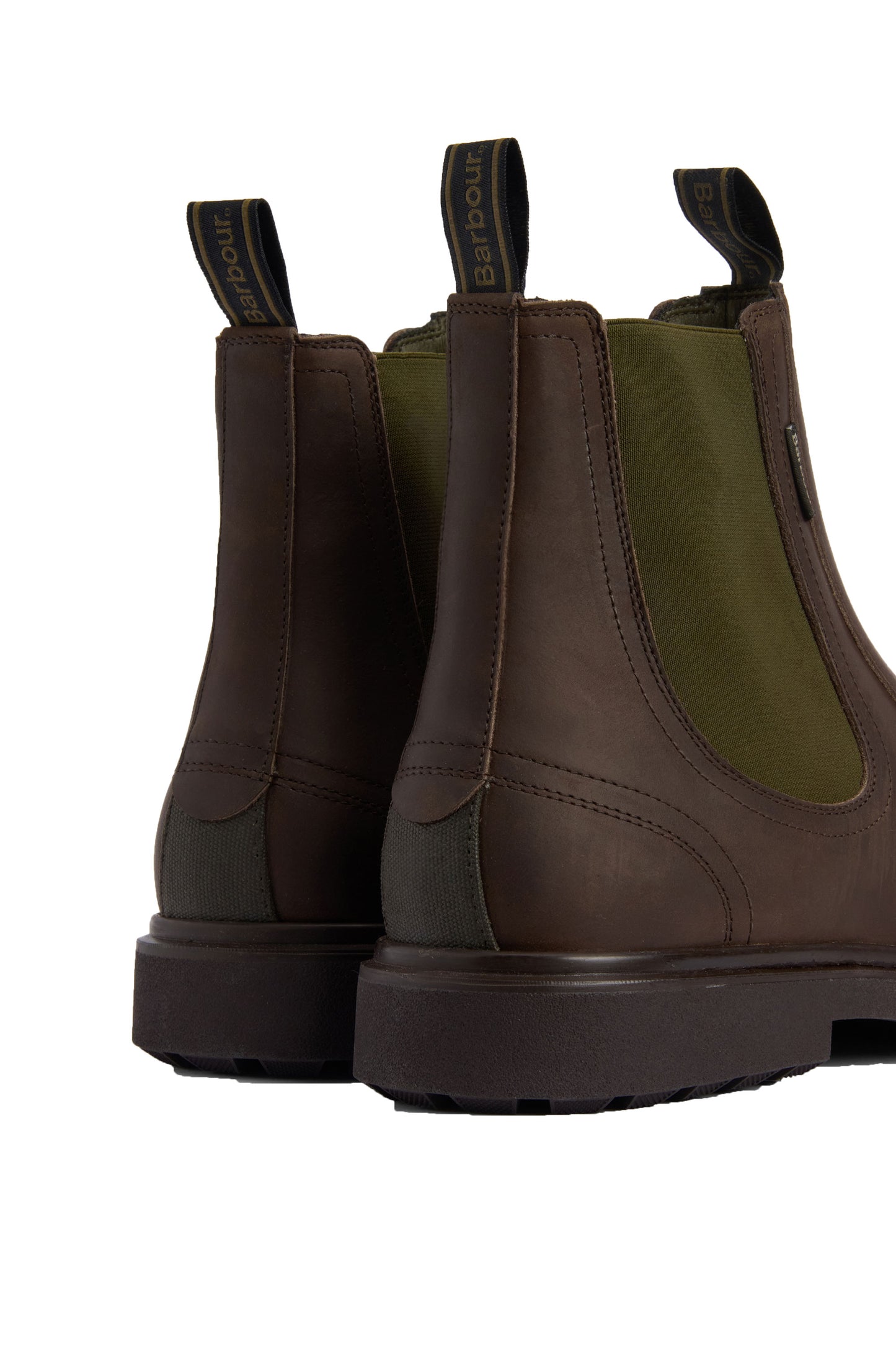 BARBOUR HALE CHELSEA BOOT DARK BROWN