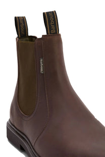 BARBOUR HALE CHELSEA BOOT DARK BROWN Barbour