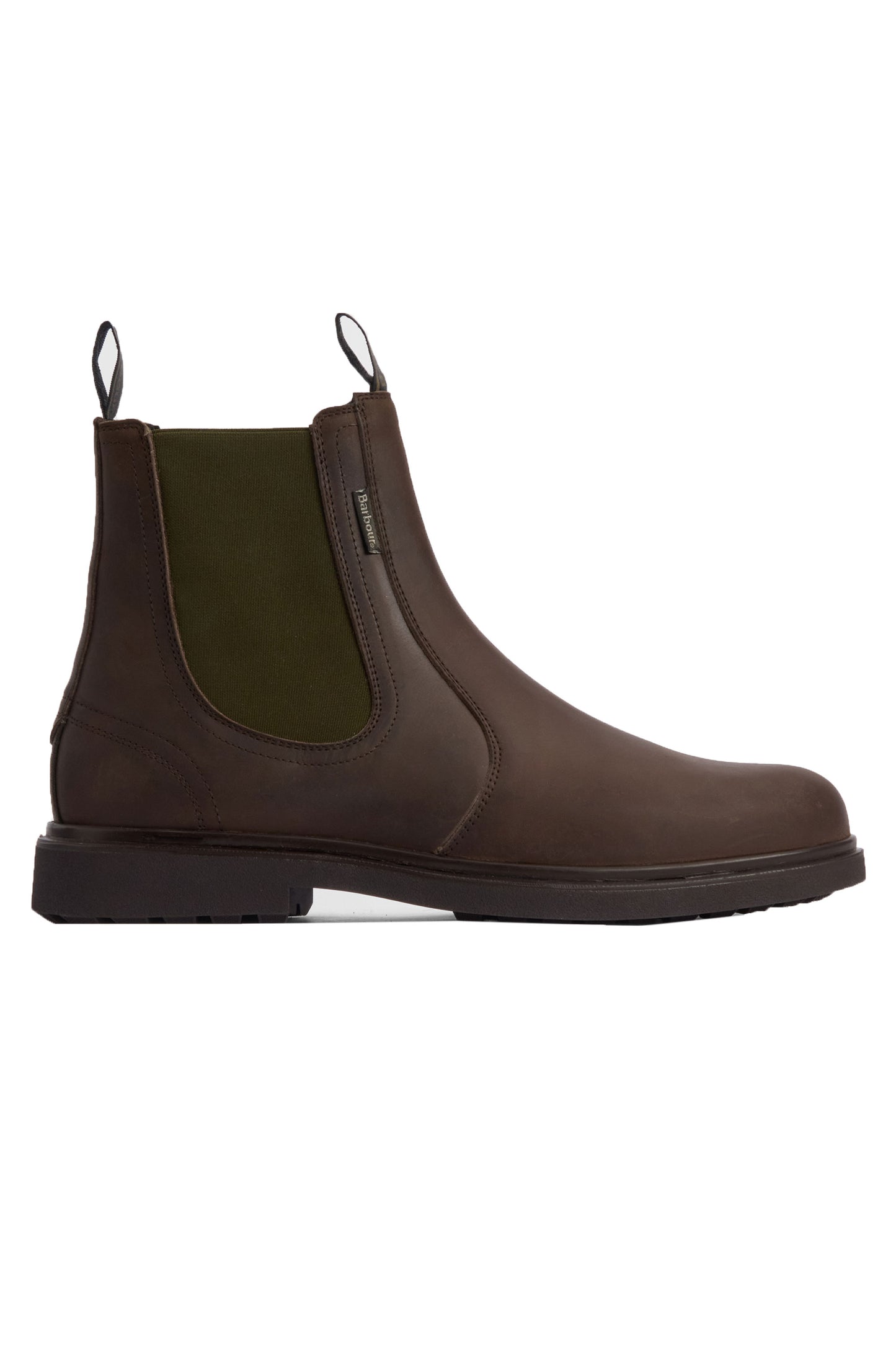 BARBOUR HALE CHELSEA BOOT DARK BROWN