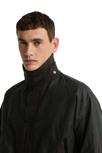 BARBOUR ICONS PATCH BEDALE JACKET SAGE Barbour Michael Stewart Menswear  Jackets