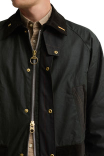 BARBOUR ICONS PATCH BEDALE JACKET SAGE Barbour Michael Stewart Menswear  Jackets