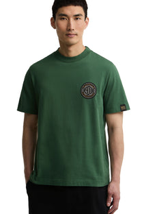 BARBOUR INTERNATIONAL 90TH ANNIVERSARY T SHIRT RACING GREEN Barbour International Michael Stewart Menswear  T-Shirts
