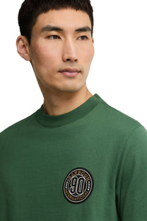 BARBOUR INTERNATIONAL 90TH ANNIVERSARY T SHIRT RACING GREEN Barbour International Michael Stewart Menswear  T-Shirts