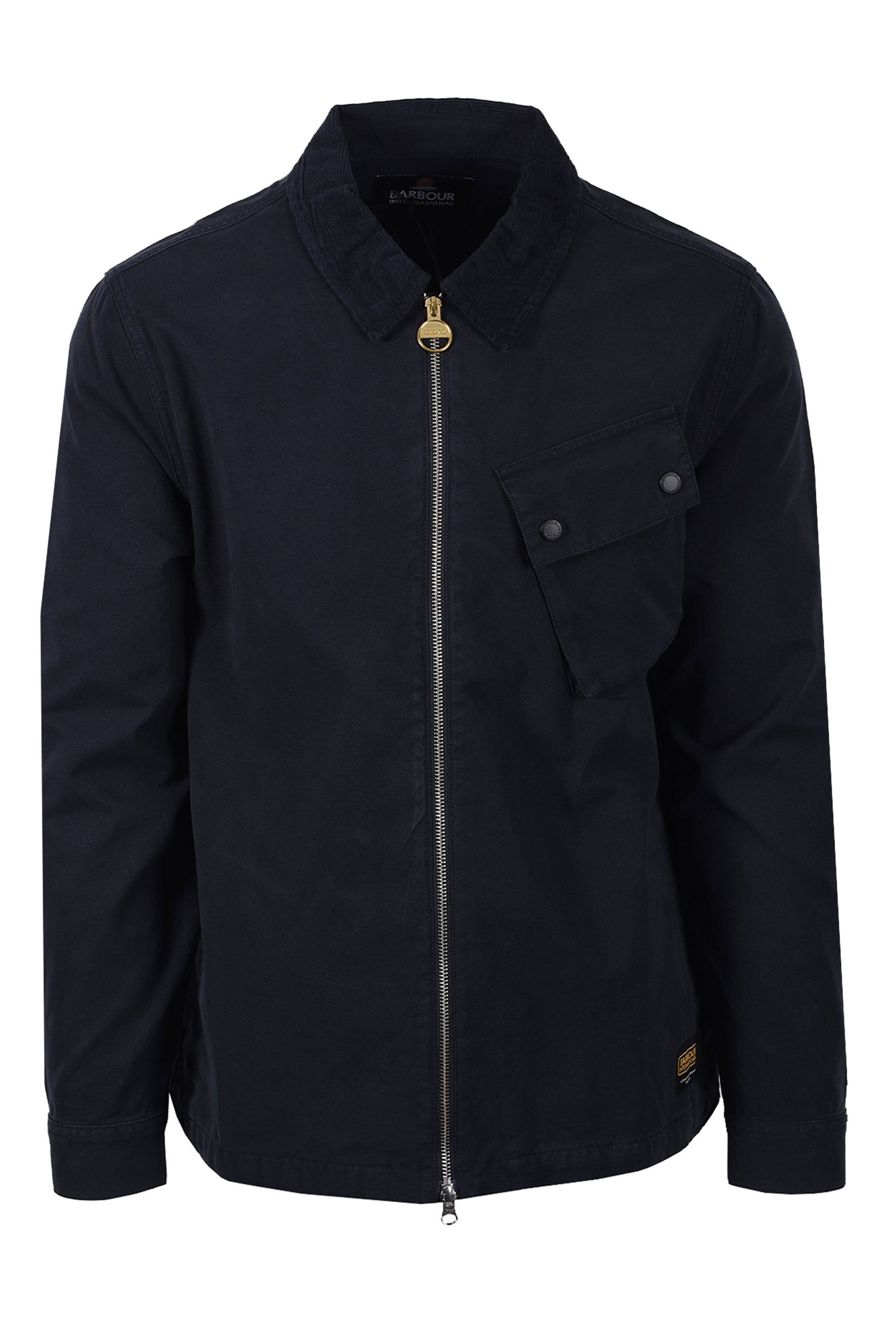 BARBOUR INTERNATIONAL A7 OVERSHIRT NAVY Barbour International Michael Stewart Menswear  Shirts