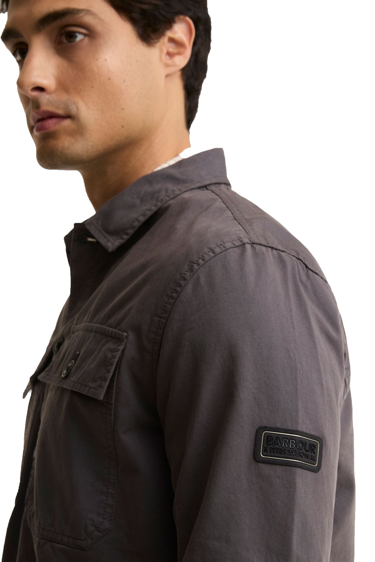BARBOUR INTERNATIONAL ARLO OVERSHIRT | ASPHALT