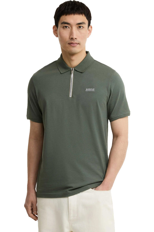 BARBOUR INTERNATIONAL ASHMAN POLO THYME Barbour International Michael Stewart Menswear