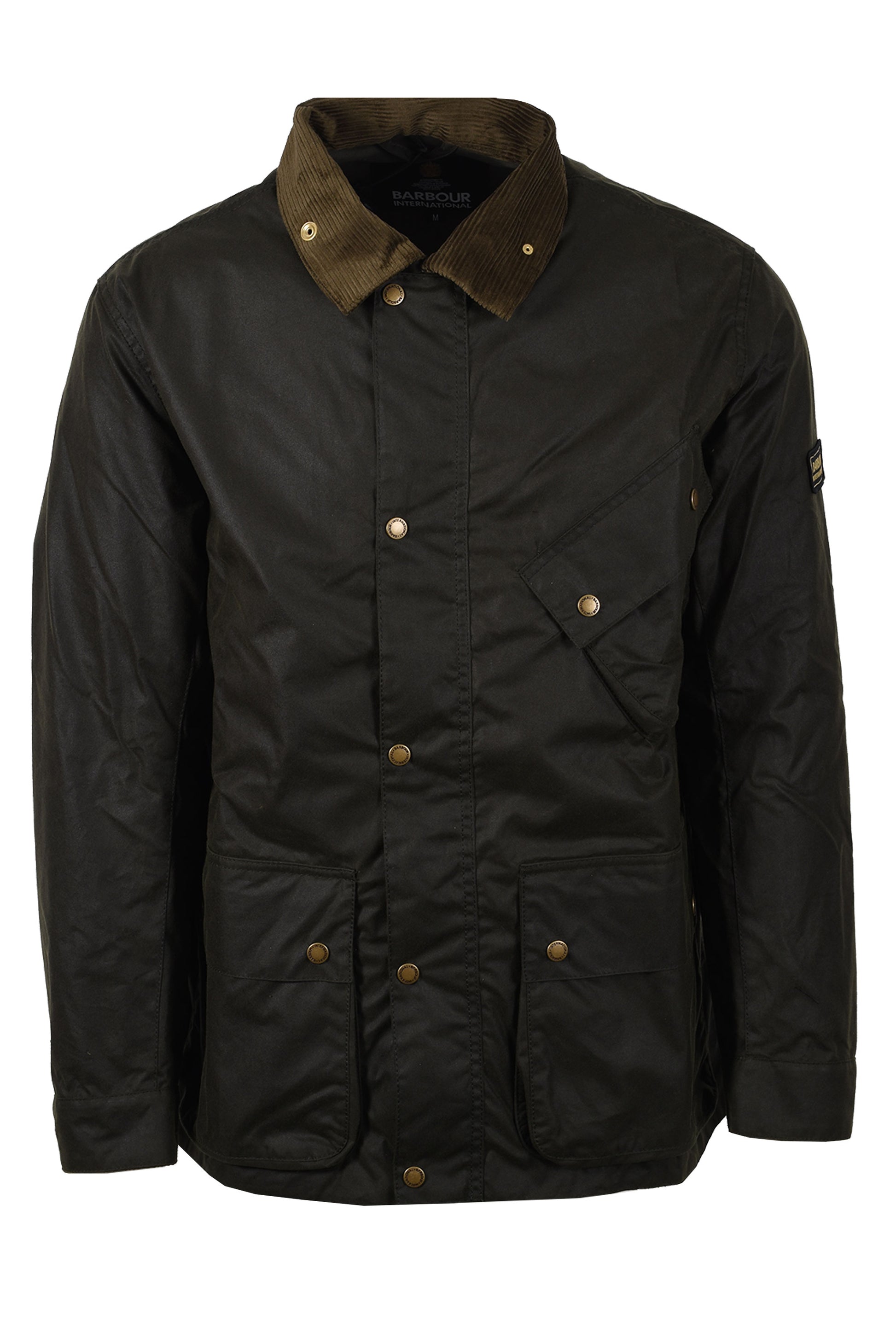 BARBOUR INTERNATIONAL BRAKE LINE WAX JACKET Barbour International Michael Stewart Menswear  Jackets
