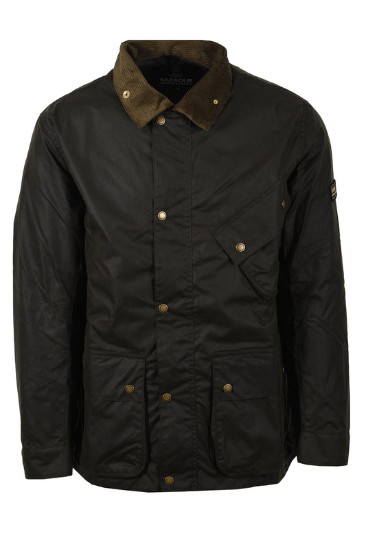 BARBOUR INTERNATIONAL BRAKE LINE WAX JACKET Barbour International Michael Stewart Menswear  Jackets