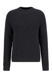 BARBOUR INTERNATIONAL CHESTER CREW KNITTED JUMPER CHARCOAL Barbour International