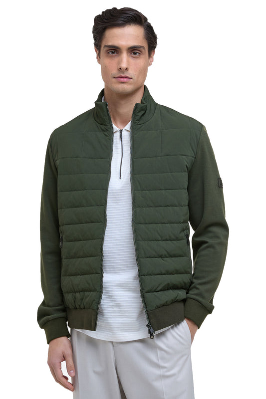 BARBOUR INTERNATIONAL COLLINS QUILTED JACKET SAGE